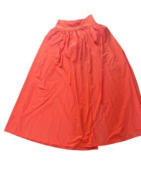 Halara Athleisure Maxi Skirt In Coral Red High-Waisted Size Small